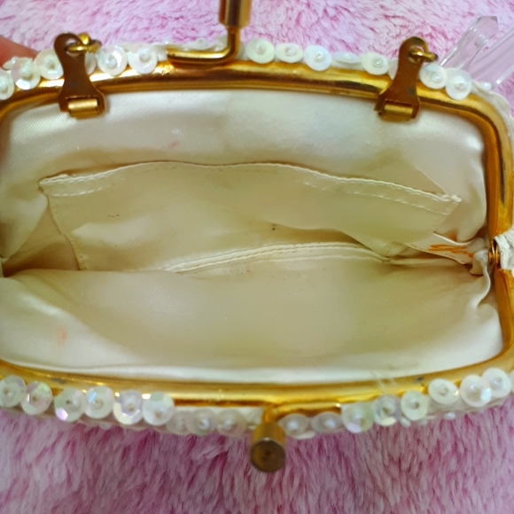 Vintage Sequined Mini Purse - Picture 2 of 2